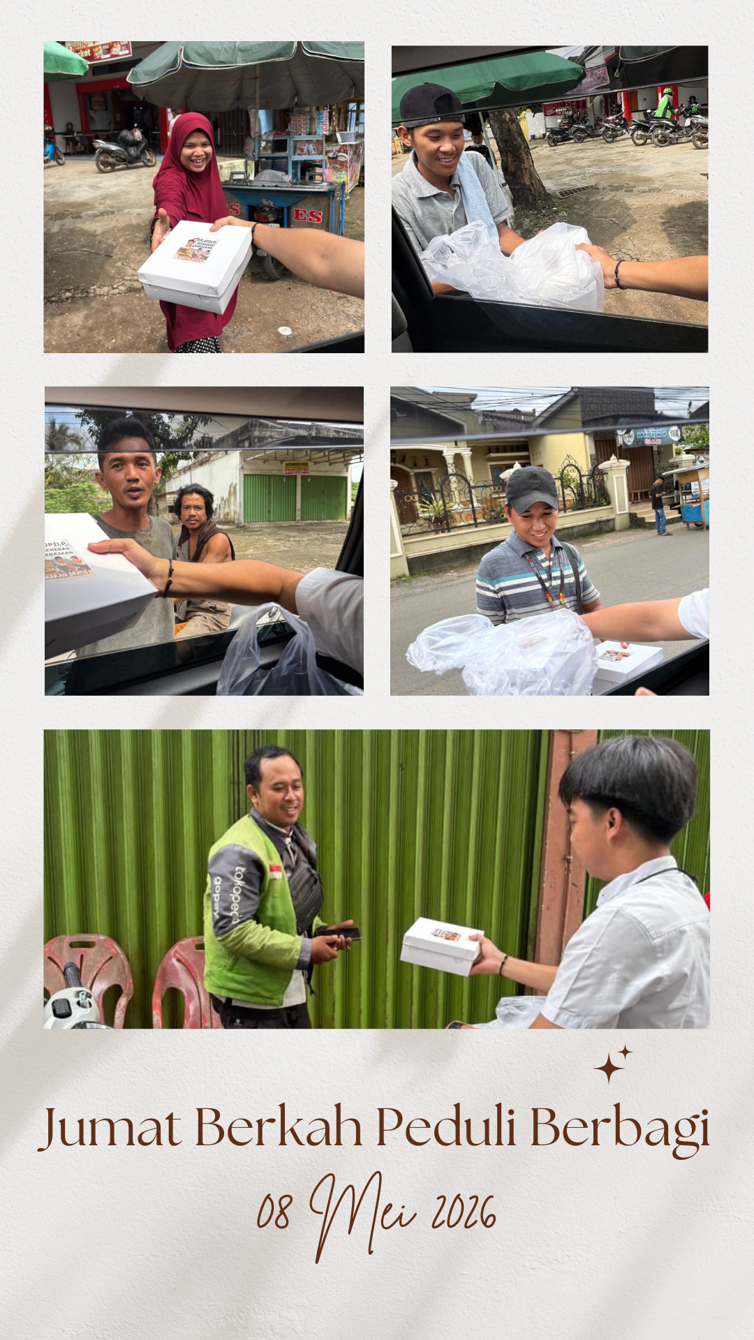 CSR berbagi nasi